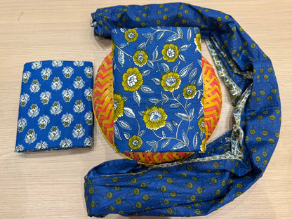 Cotton Suit with Cotton Dupatta