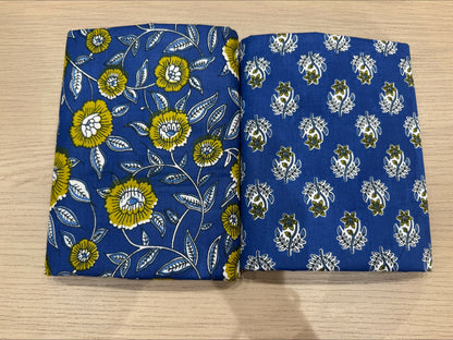 Cotton Suit with Cotton Dupatta