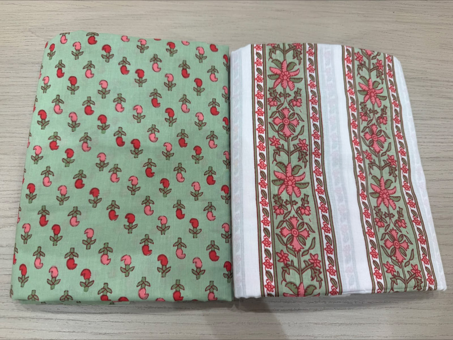 Cotton Suit with Cotton Dupatta
