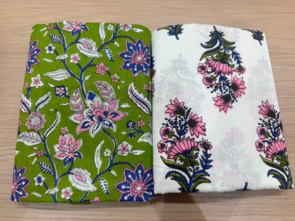 Cotton Suit with Cotton Dupatta