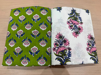 Cotton Suit with Cotton Dupatta