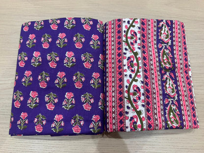 Cotton Suit with Cotton Dupatta