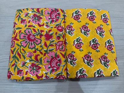 Cotton Suit with Cotton Dupatta
