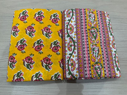 Cotton Suit with Cotton Dupatta