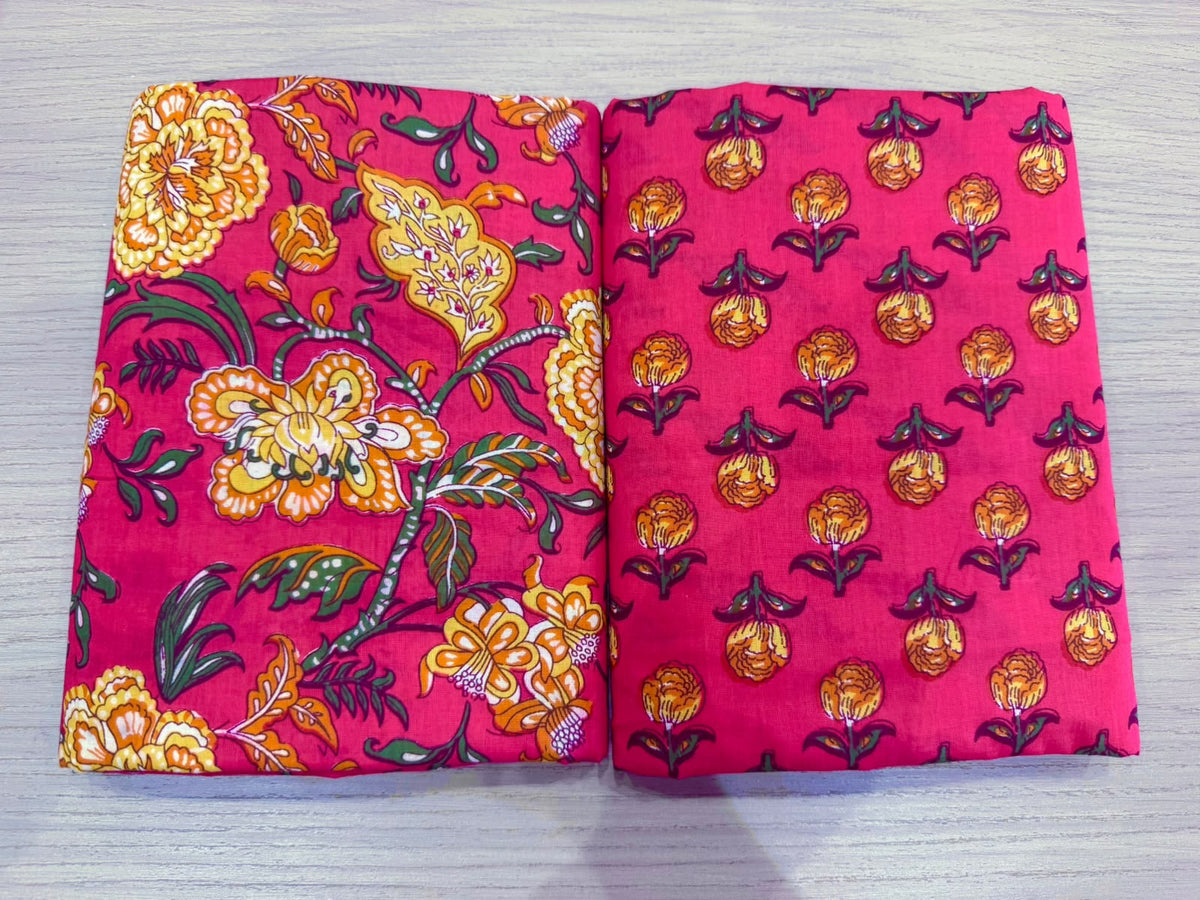 Cotton Suit with Cotton Dupatta