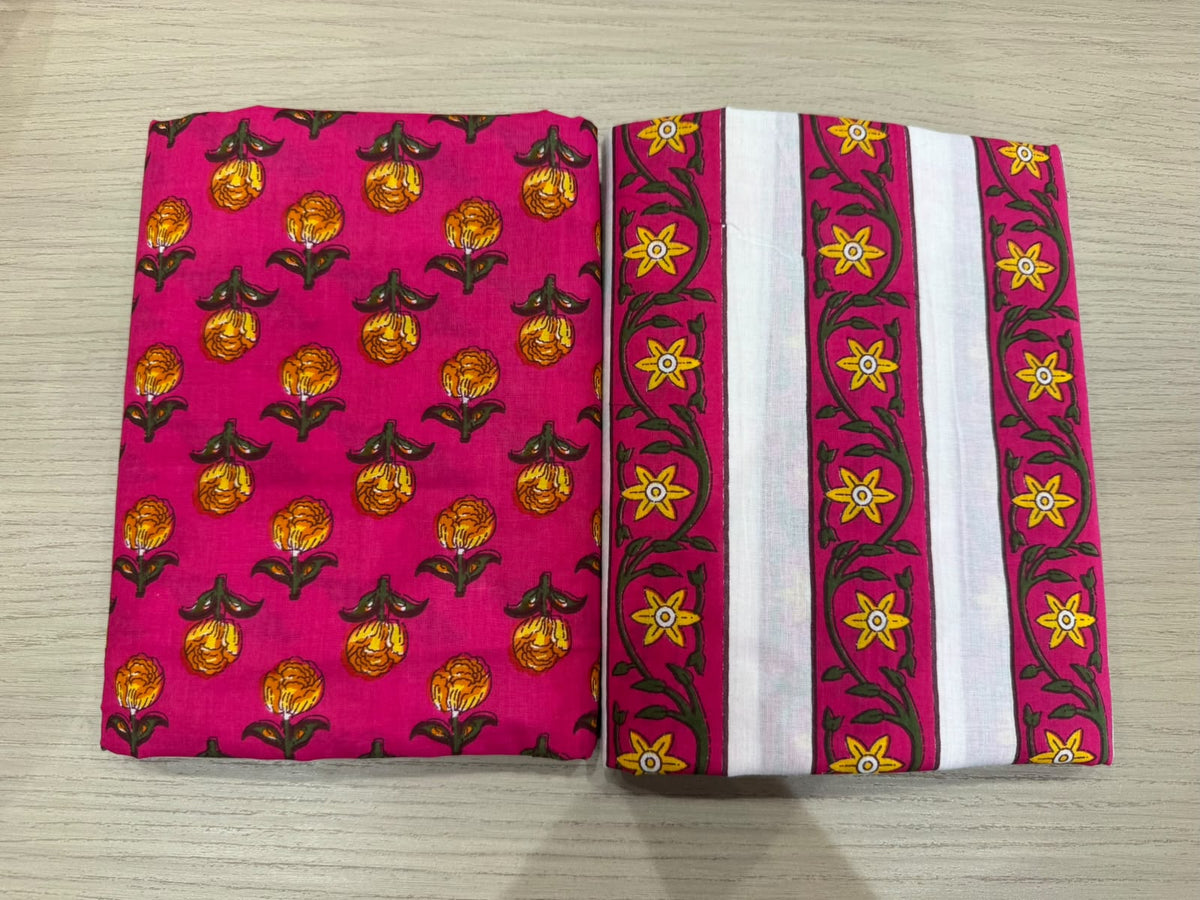 Cotton Suit with Cotton Dupatta