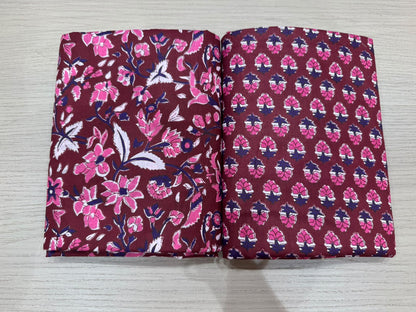 Cotton Suit with Cotton Dupatta