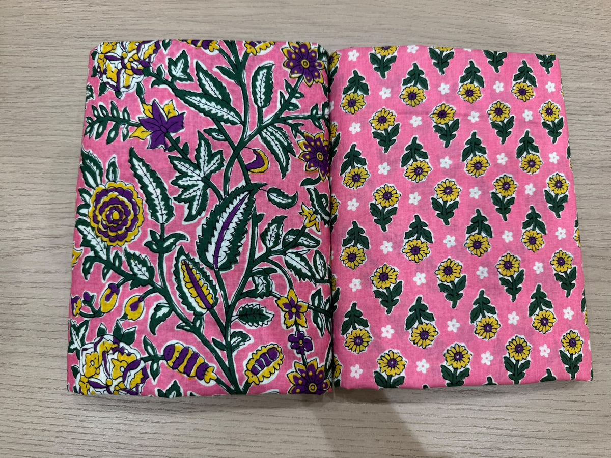 Cotton Suit with Cotton Dupatta