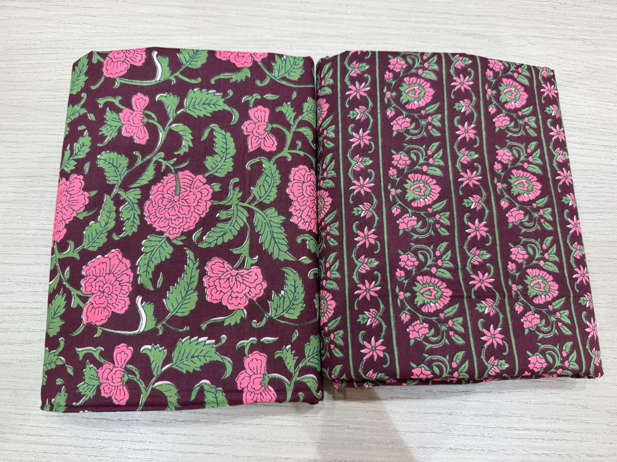 Cotton Suit with Cotton Dupatta
