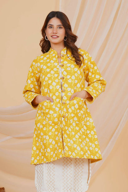 Yellow Buds Reversible Mayo Jacket