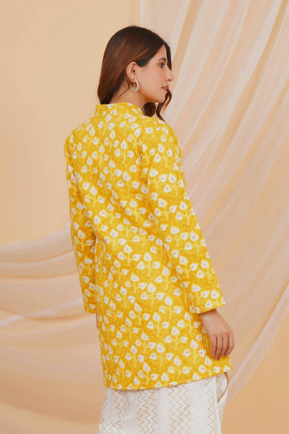 Yellow Buds Reversible Mayo Jacket