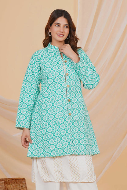 Fern & Petal Reversible Mayo Jacket