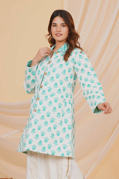 Fern & Petal Reversible Collar Jacket