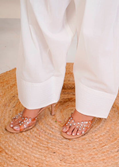 White Cotton Farsi Salwar