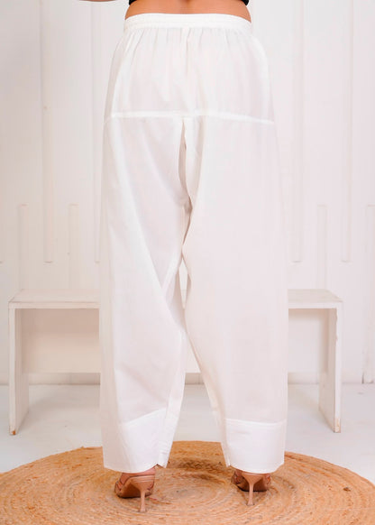 White Cotton Farsi Salwar