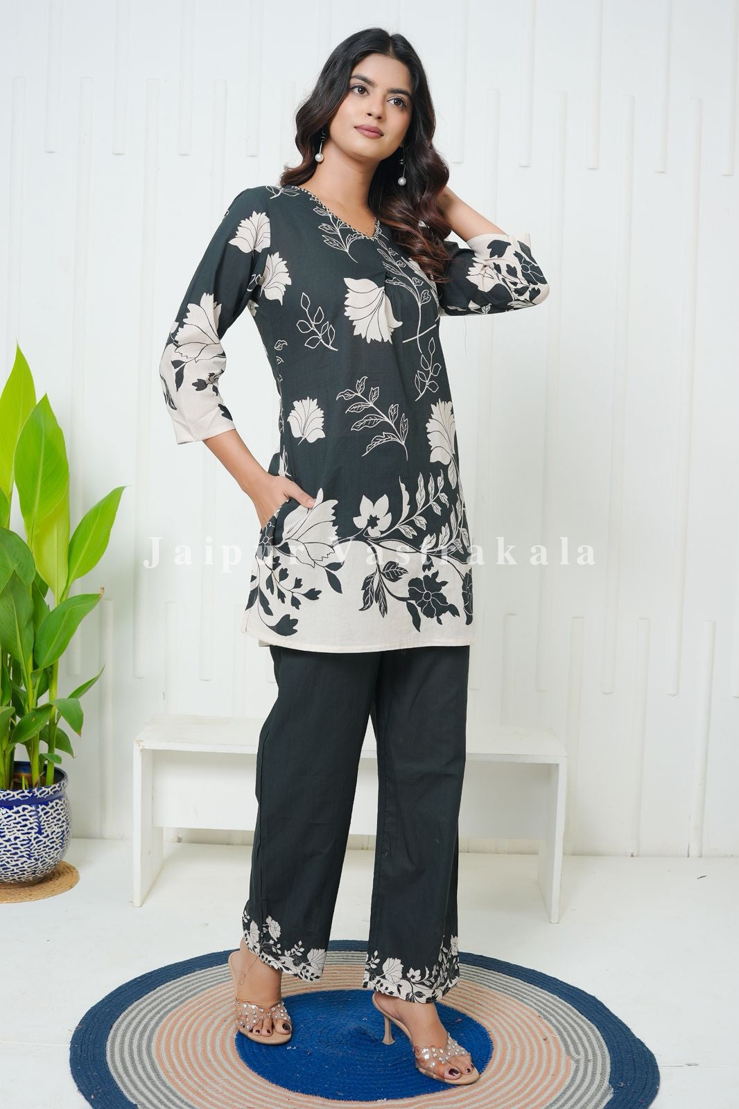 Twilight Flora Cotton Co-ord Set