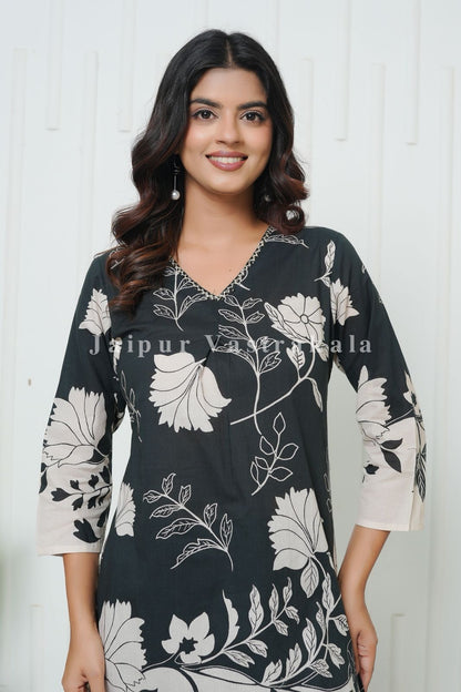 Twilight Flora Cotton Co-ord Set