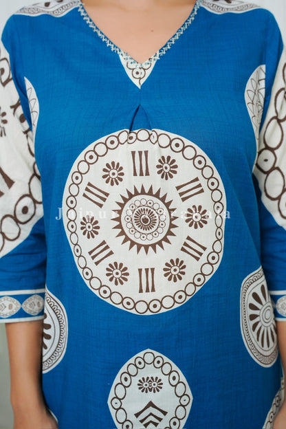 Blue Vintage Cotton Co-ord Set