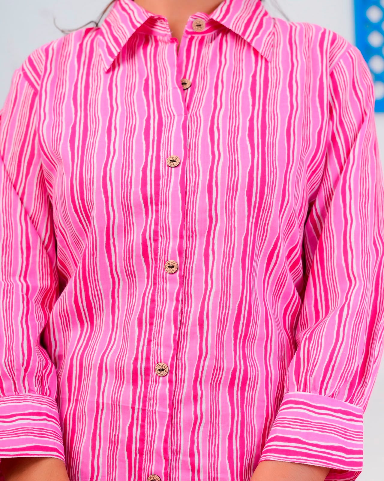 Pink Stripes Everyday Kurta Coord Set