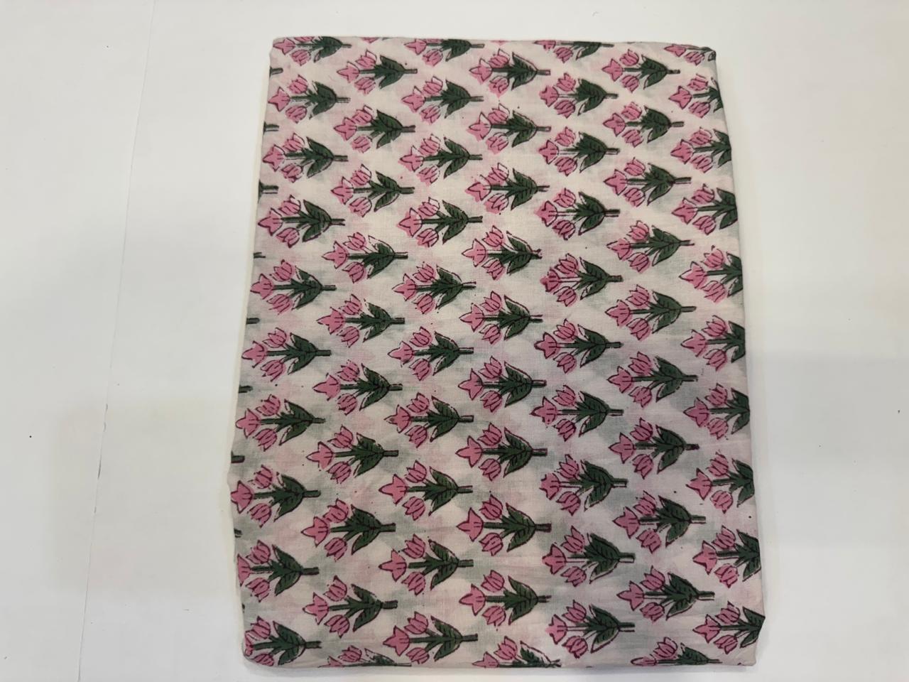 Hand Block Printed Kota Doriya Suit