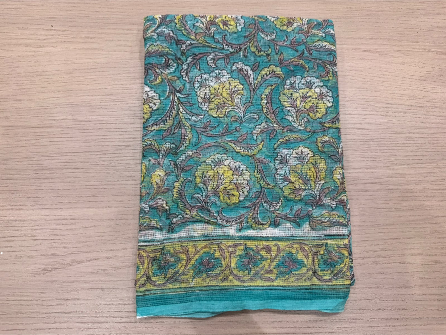 Hand Block Printed Kota Doriya Suit