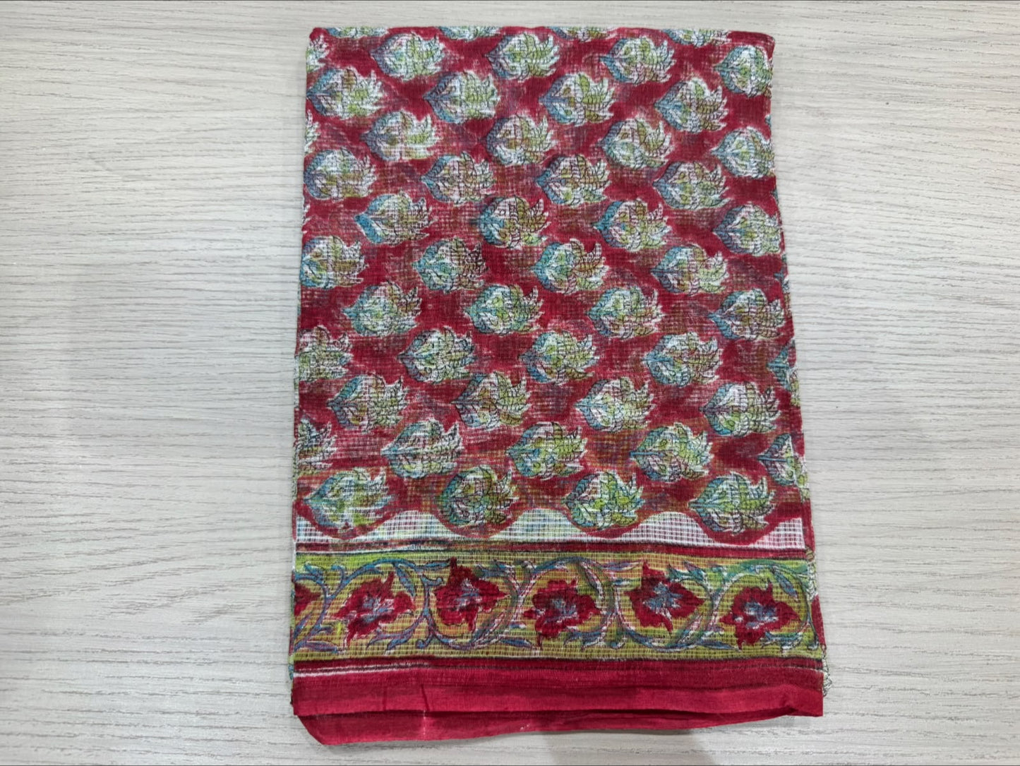 Hand Block Printed Kota Doriya Suit