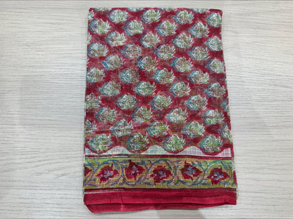 Hand Block Printed Kota Doriya Suit