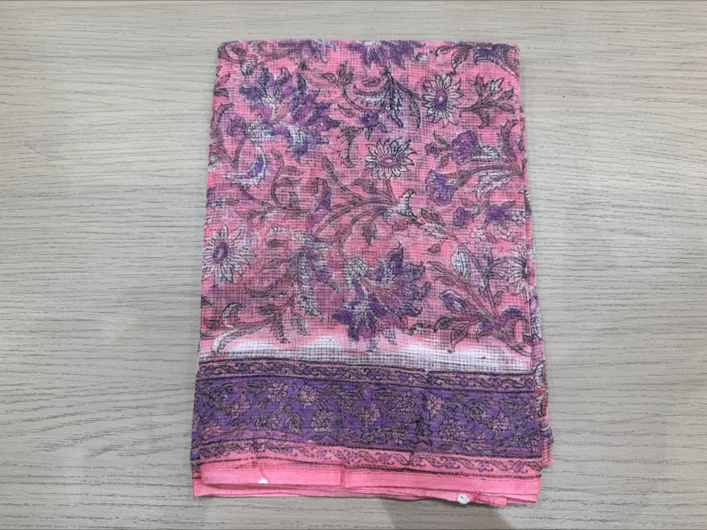 Hand Block Printed Kota Doriya Suit