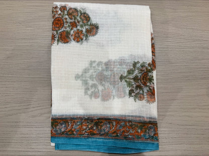 Hand Block Printed Kota Doriya Suit