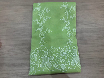 Light Green Embroidery Kota Doriya Embroidery Suit