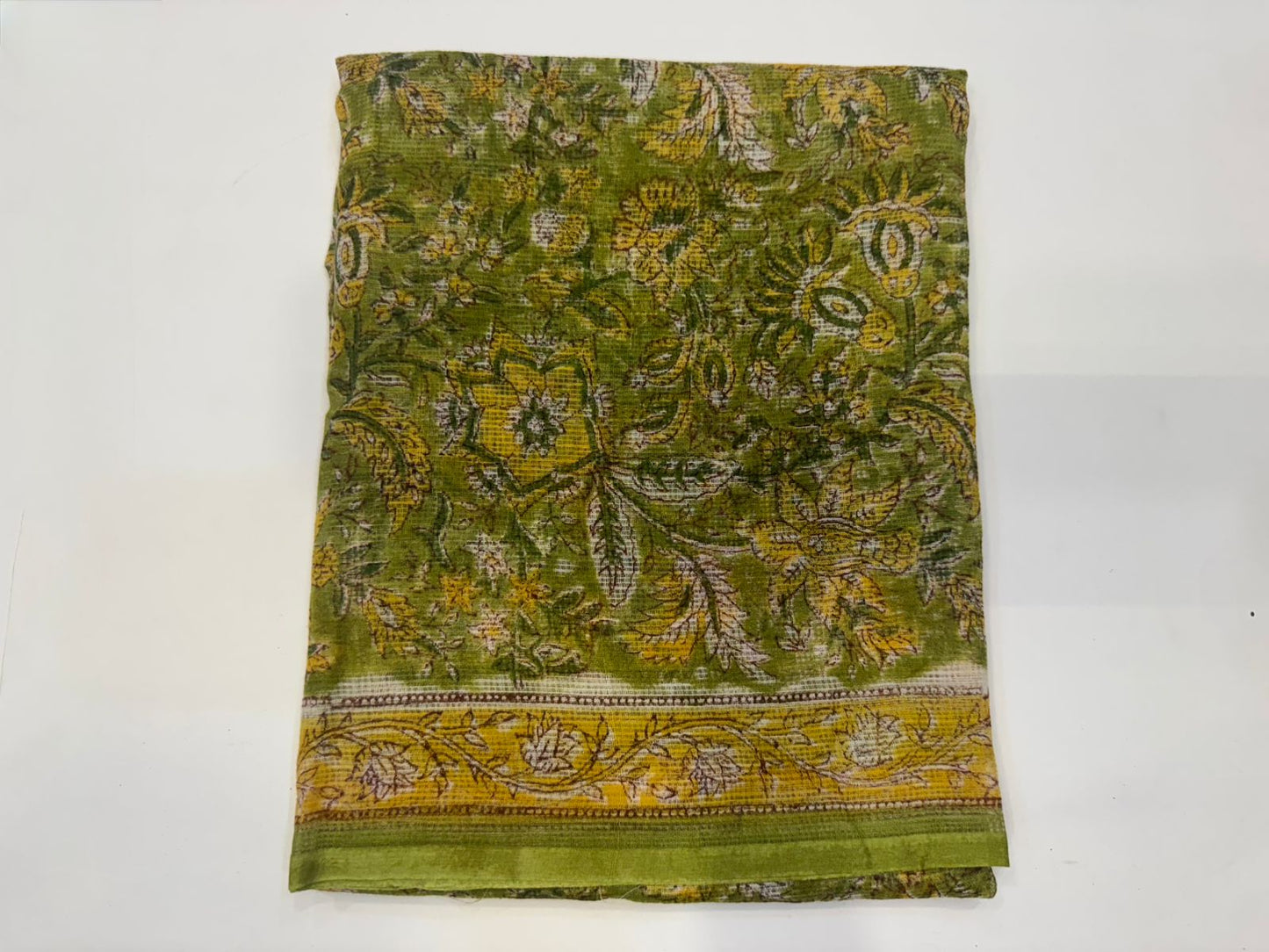 Hand Block Printed Kota Doriya Suit