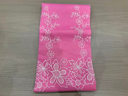 Baby Pink Embroidery Kota Doriya Embroidery Suit