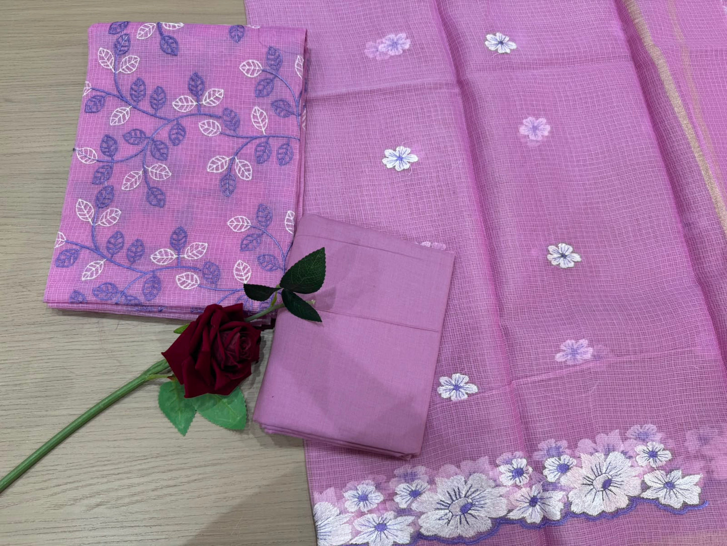 Embroidery Kota Doriya Suit