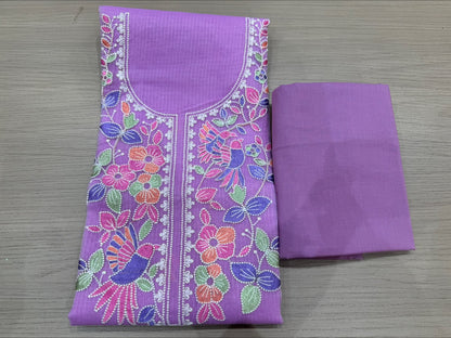 Embroidery Kota Doriya Suit