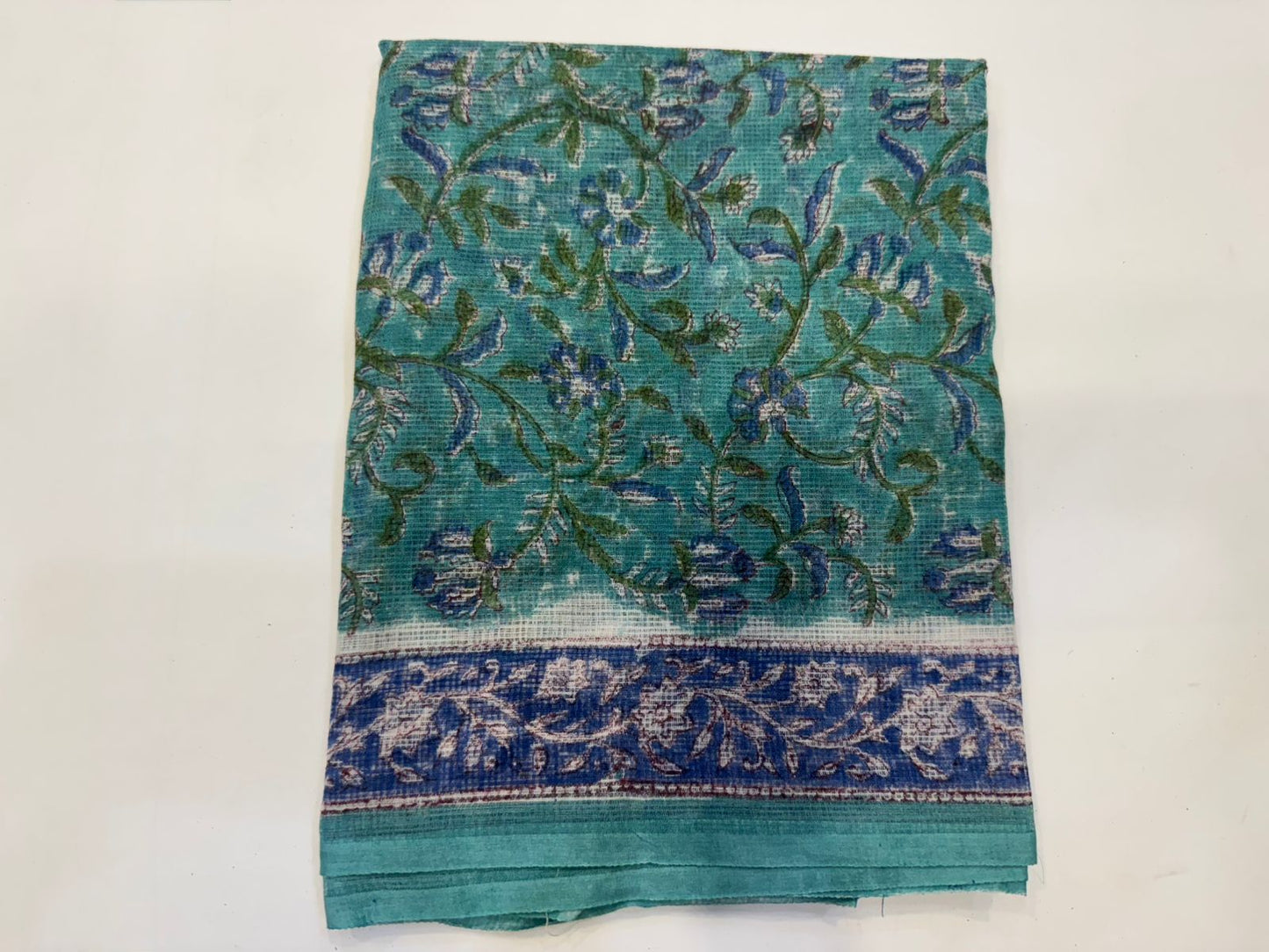 Hand Block Printed Kota Doriya Suit