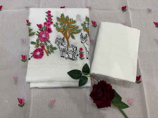 Embroidery Kota Doriya Suit