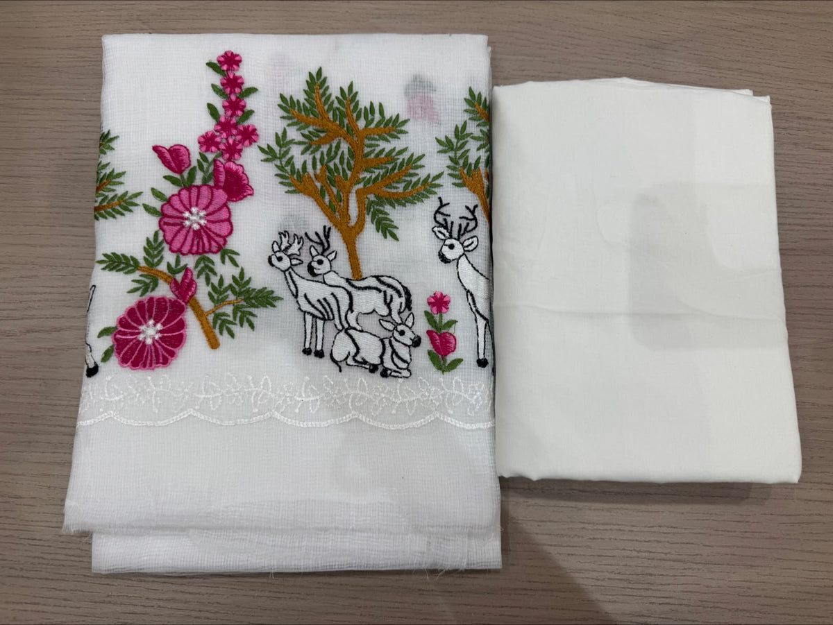 Embroidery Kota Doriya Suit