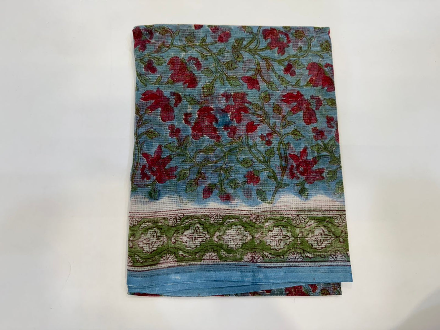 Hand Block Printed Kota Doriya Suit