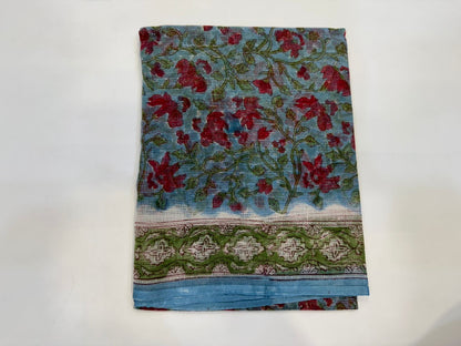 Hand Block Printed Kota Doriya Suit