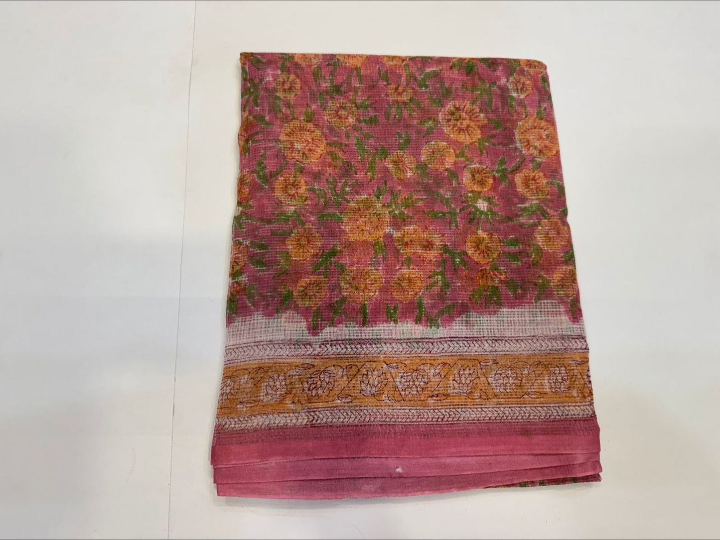 Hand Block Printed Kota Doriya Suit