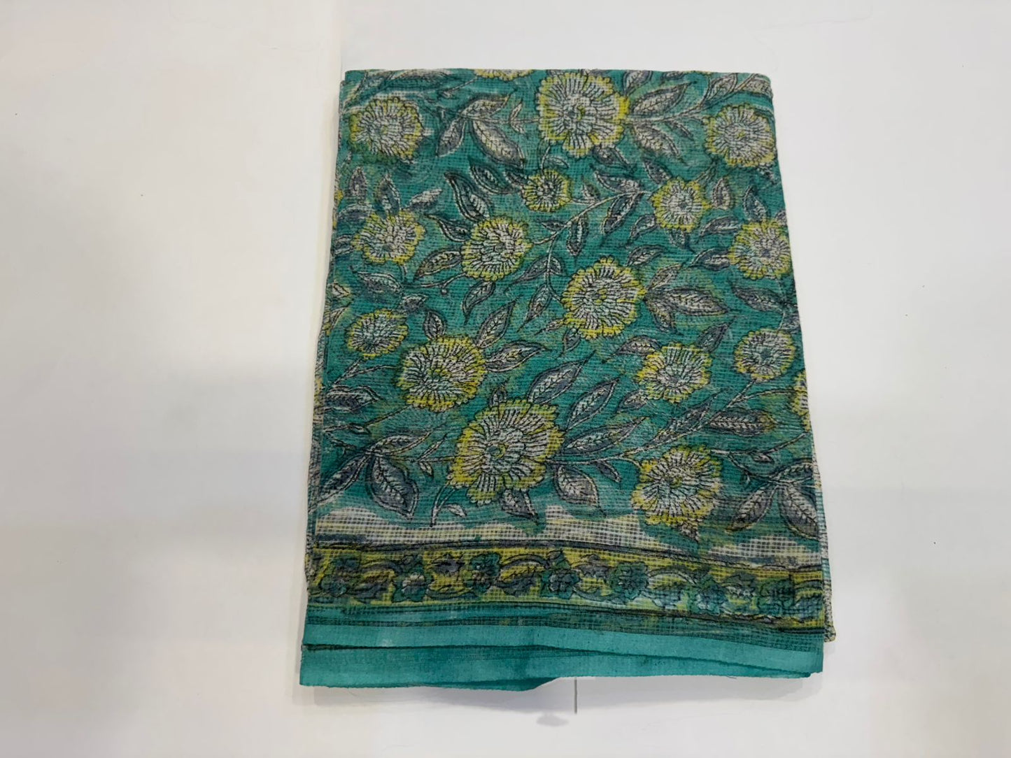 Hand Block Printed Kota Doriya Suit
