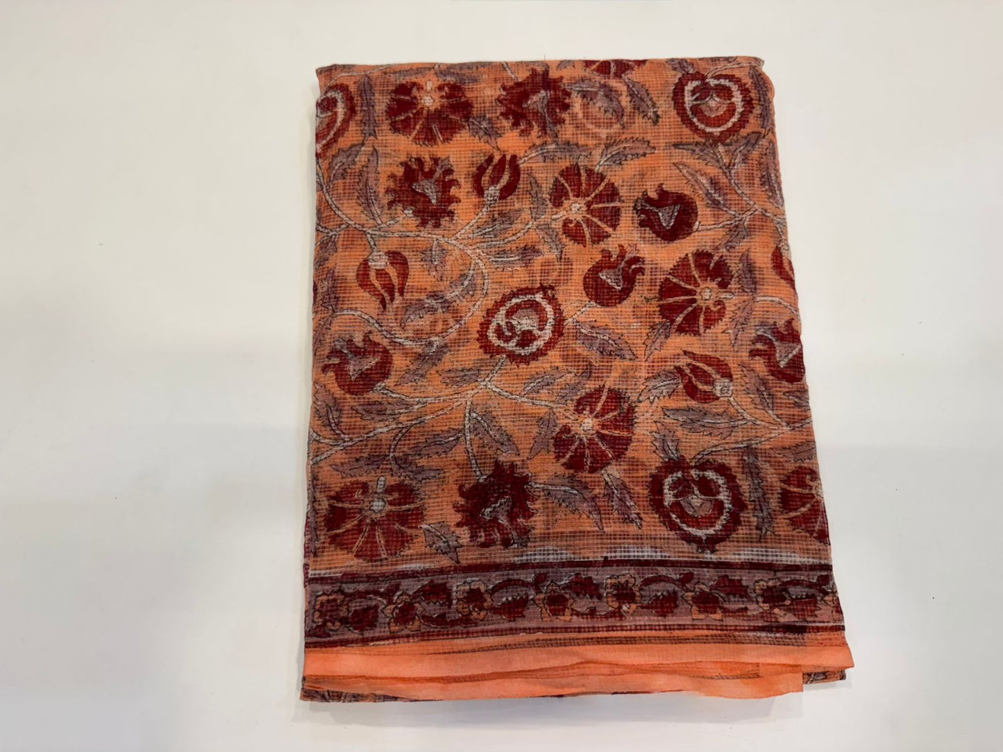Hand Block Printed Kota Doriya Suit