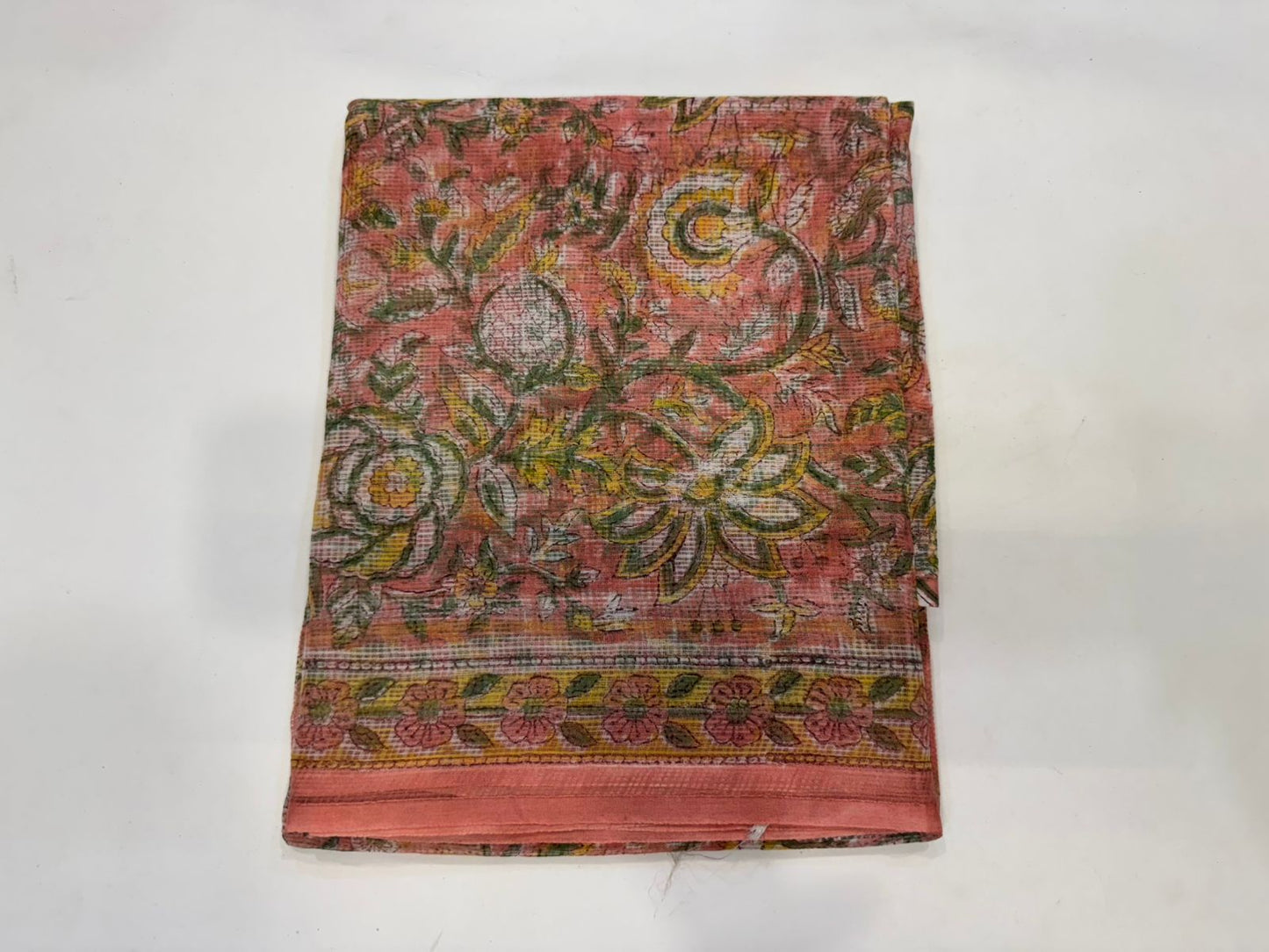 Hand Block Printed Kota Doriya Suit