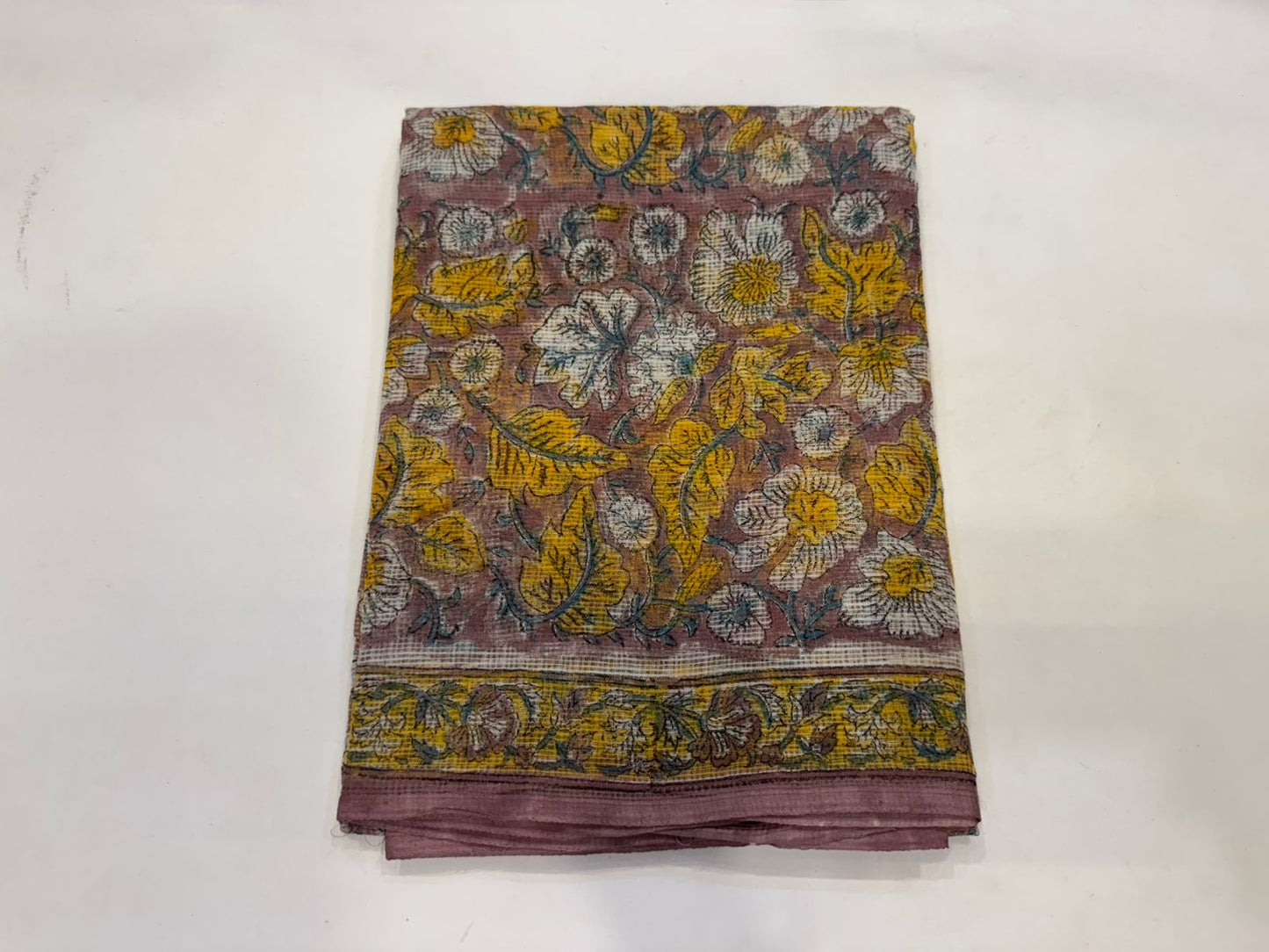 Hand Block Printed Kota Doriya Suit