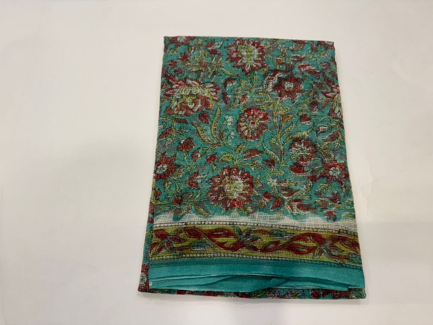 Hand Block Printed Kota Doriya Suit