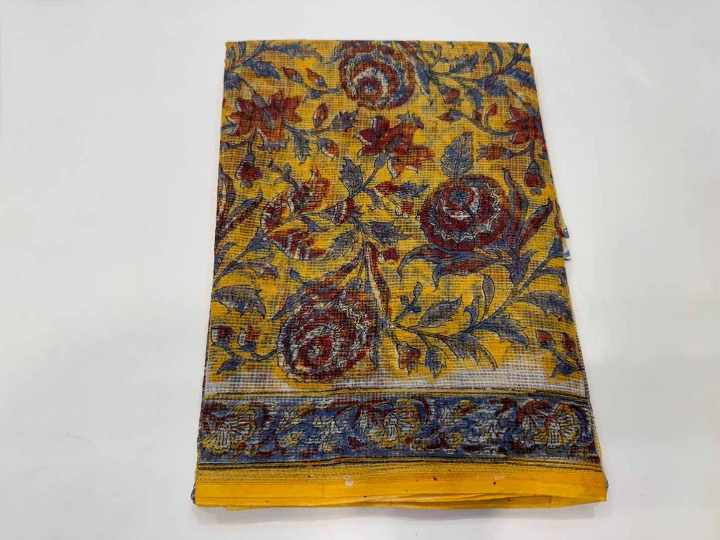 Hand Block Printed Kota Doriya Suit