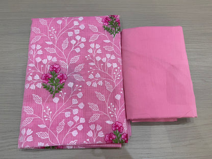 Pink Boota Serenity Embroidery Kota Doriya Suit