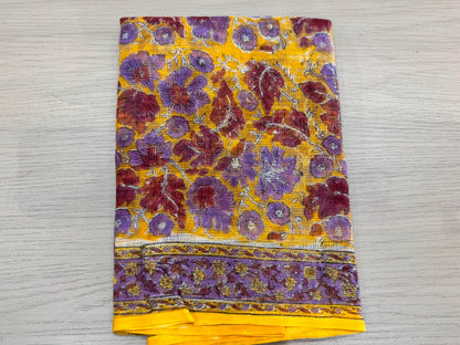 Hand Block Printed Kota Doriya Suit