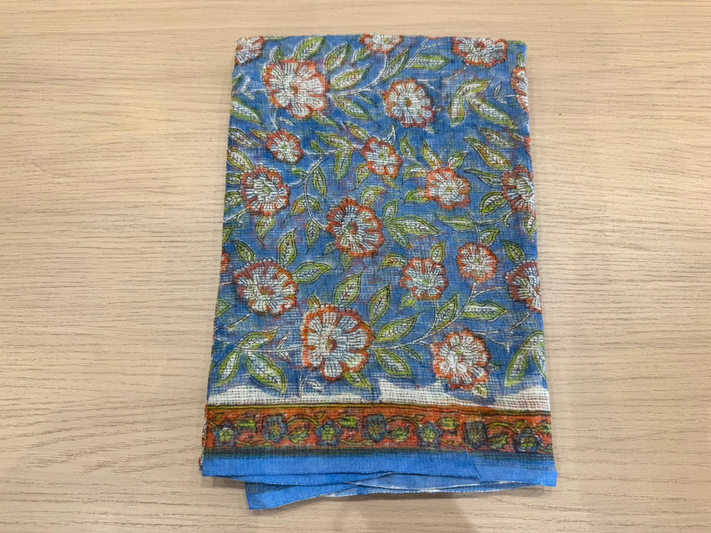 Hand Block Printed Kota Doriya Suit