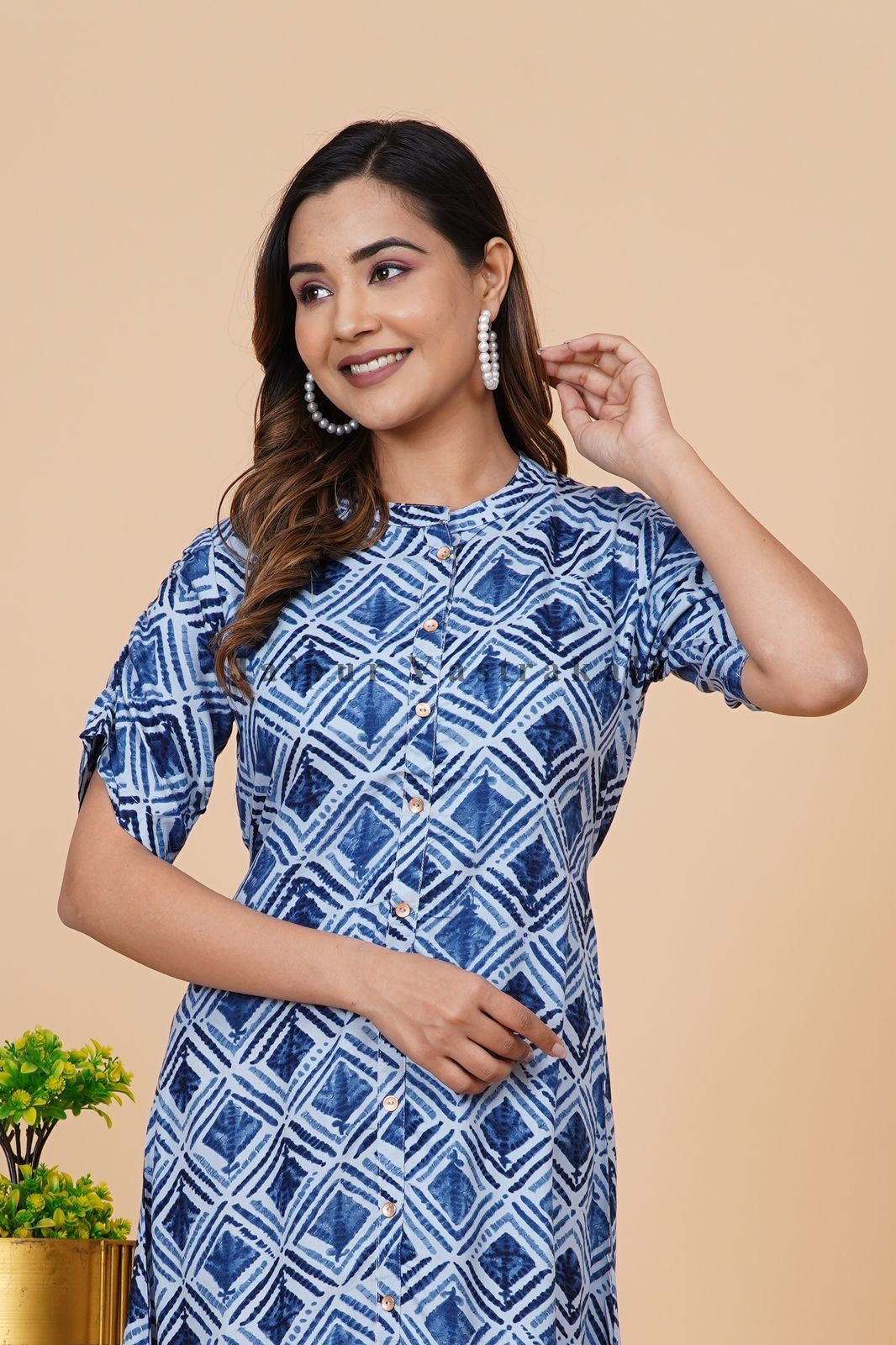 cotton printed top / dress